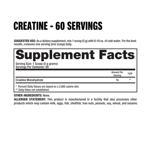 Dragon Pharma Creatine Monohydrate Essentials - 300 g (60 porciones)